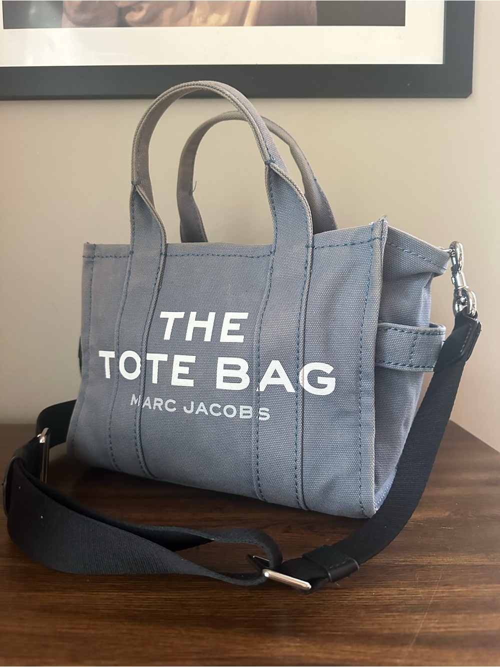 Marc Jacobs The Tote Bag Gray Small Traveler